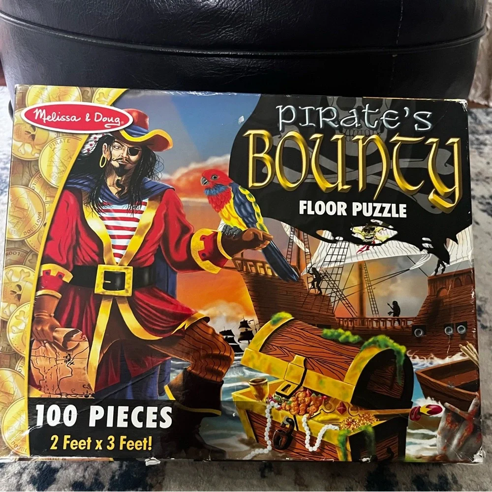 Melissa & Doug Pirate's Bounty 100-Piece Floor Puzzle COMPLETE